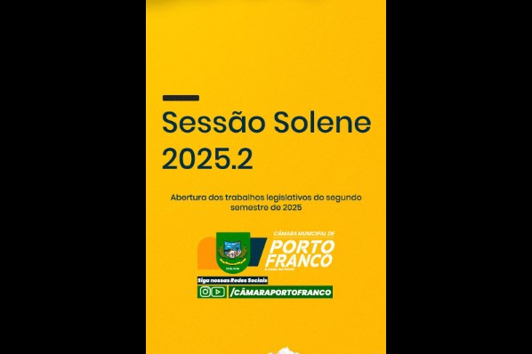 RESUMO DAS SESSÕES SESSÃO SOLENE 04/08/2025