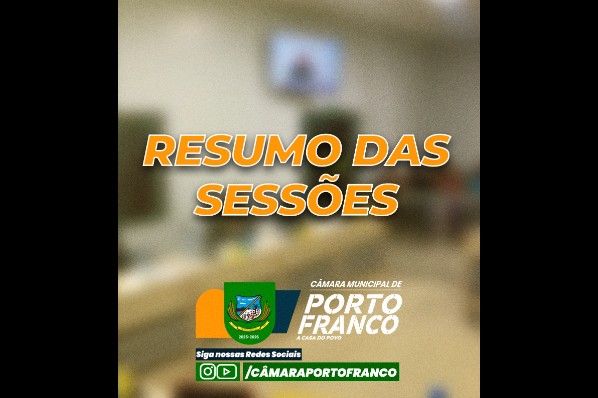 RESUMO DAS SESSÕES